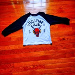 Stranger things zara long sleeve shirt